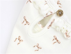 Lil Atelier coconut milk sløjfe top